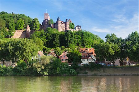 Burg Wertheim am Main, Wertheim, Main Tauber Kreis, Baden Wurttemberg, Germany, Europe Stock Photo - Premium Royalty-Free, Code: 6119-07734965