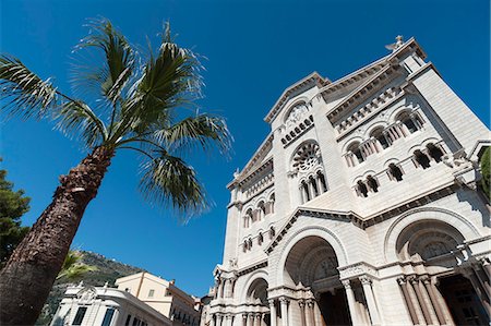 simsearch:700-03644867,k - Monaco Cathedral, Principality of Monaco, Cote d'Azur, Europe Stock Photo - Premium Royalty-Free, Code: 6119-07735027