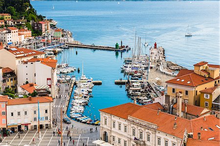 simsearch:6119-07541502,k - Port of Piran (Luka Piran), Primorska, Slovenian Istria, Slovenia, Europe Stock Photo - Premium Royalty-Free, Code: 6119-07845444