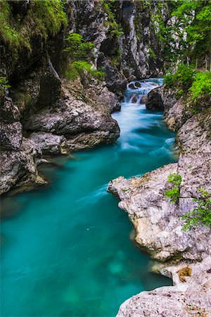 Tolminka River, Tolmin Gorges, Triglav National Park (Triglavski Narodni Park), Slovenia, Europe Stock Photo - Premium Royalty-Free, Code: 6119-07845448