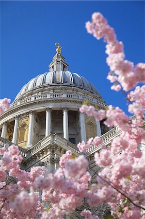simsearch:841-08240211,k - St. Paul's Cathedral and spring blossom, London, England, United Kingdom, Europe Stock Photo - Premium Royalty-Free, Code: 6119-07845714