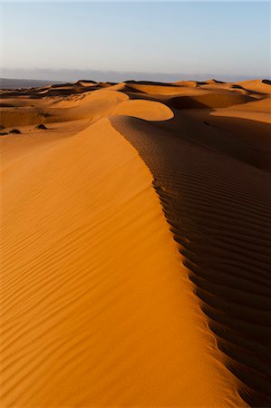 sands and desert and nobody and landscape - Wahiba Sands desert, Oman, Middle East Stock Photo - Premium Royalty-Free, Code: 6119-07943890