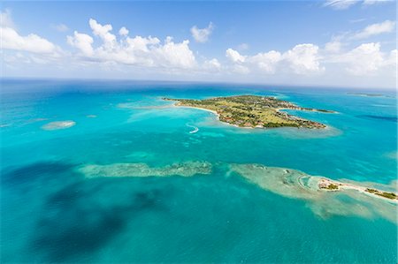 View of Long Island one of the most undisturbed in the world, the island is home to a private resort accessible only by boat, Antigua, Leeward Islands, West Indies, Caribbean, Central America Stock Photo - Premium Royalty-Free, Code: 6119-08126511