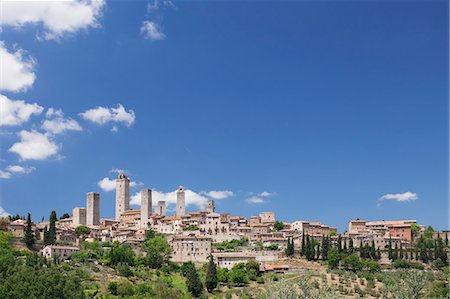 San Gimignano, UNESCO World Heritage Site, Siena Province, Tuscany, Italy, Europe Stock Photo - Premium Royalty-Free, Code: 6119-08242820