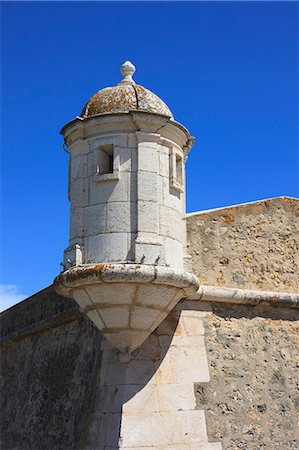 sconce - The Fort of Nossa Senhora da Penha de Franca, popularly known as the Fortaleza Ponta da Bandeira, built towards the end of the 17th century to defend the harbour, Lagos, Algarve, Portugal, Europe Stock Photo - Premium Royalty-Free, Code: 6119-08266618