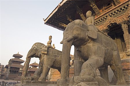 Bishwanath Mandir, Durbar Square, UNESCO World Heritage Site, Patan, Kathmandu Valley, Nepal, Asia Stock Photo - Premium Royalty-Free, Code: 6119-08268015