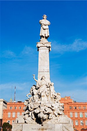 simsearch:841-05782943,k - Monument to Christopher Columbus, Buenos Aires, Argentina, South America Photographie de stock - Premium Libres de Droits, Code: 6119-08268224