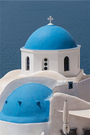 simsearch:841-07913791,k - Church at Oia, Santorini, Cyclades, Greek Islands, Greece, Europe Foto de stock - Sin royalties Premium, Código: 6119-08211394