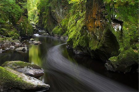 dreamy - Fairy Glen in autumn, Betwys-y-Coed, Conwy Valley, Wales, United Kingdom, Europe Stock Photo - Premium Royalty-Free, Code: 6119-08420491