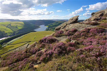 escarpment - View from Derwent Edge, Peak District National Park, Derbyshire, England, United Kingdom, Europe Stock Photo - Premium Royalty-Free, Code: 6119-08518115