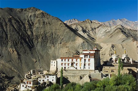 simsearch:841-02915818,k - Lamayuru gompa (monastery), Lamayuru, Ladakh, Indian Himalayas, India, Asia Stock Photo - Premium Royalty-Free, Code: 6119-08740919