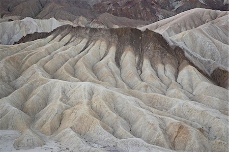 Erosion patterns at Zabriskie Point, Death Valley National Park, California, United States of America, North America Stock Photo - Premium Royalty-Free, Code: 6119-08741358