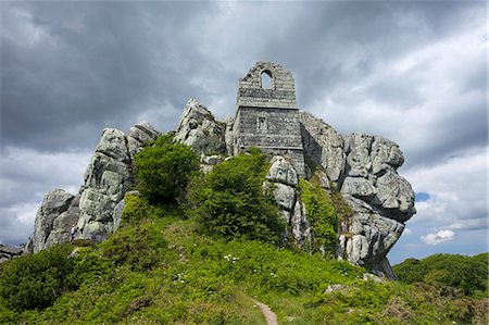 st michael - Ruined chapel of St. Michael dating from 1409, Roche rock outcrop, Cornwall, England, United Kingdom, Europe Stock Photo - Premium Royalty-Free, Code: 6119-08741774