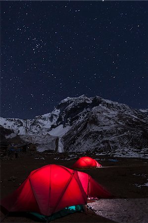 rocky tent - Camped at Samdo during the Manaslu circuit trek, Nepal, Himalayas, Asia Stock Photo - Premium Royalty-Free, Code: 6119-08797366