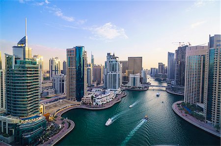 Dubai Marina, Dubai, United Arab Emirates, Middle East Stock Photo - Premium Royalty-Free, Code: 6119-08797443