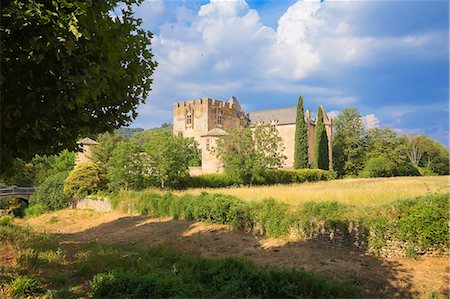 Allemagne en Provence castle, Allemagne en Provence, Alpes de Haute Provence, France, Europe Stock Photo - Premium Royalty-Free, Code: 6119-09054280