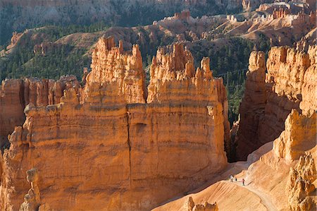 sandstone - Hiking the Queens Garden Trail, Bryce Canyon National Park, Utah, United States of America, North America Stock Photo - Premium Royalty-Free, Code: 6119-09062181