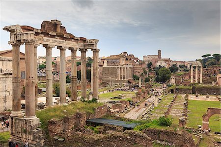 simsearch:841-07523215,k - Roman Forum ruins, elevated view from Campidoglio, Historic Centre, Rome, UNESCO World Heritage Site, Lazio, Italy, Europe Foto de stock - Sin royalties Premium, Código: 6119-09073909