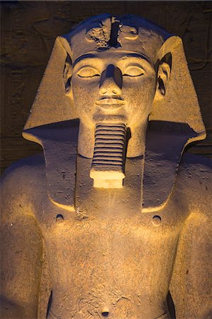 simsearch:700-03445950,k - Colossi of Ramesses II in The First Court, Luxor Temple, UNESCO World Heritage Site, Luxor, Egypt, North Africa, Africa Stock Photo - Premium Royalty-Free, Code: 6119-09085452