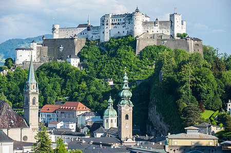 View over Salzburg, Austria, Europe Stock Photo - Premium Royalty-Free, Code: 6119-09182563