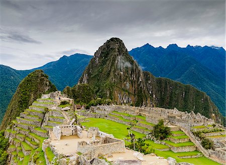 simsearch:841-06034486,k - Machu Picchu Ruins, UNESCO World Heritage Site, Cusco Region, Peru, South America Photographie de stock - Premium Libres de Droits, Code: 6119-09101803