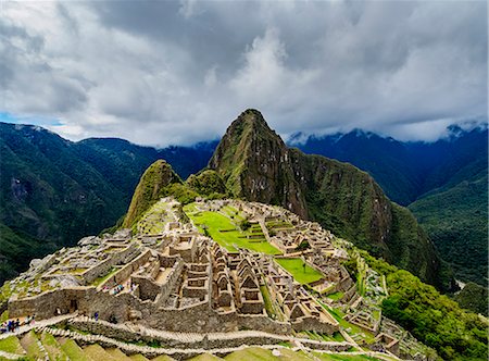 simsearch:841-06034486,k - Machu Picchu Ruins, UNESCO World Heritage Site, Cusco Region, Peru, South America Photographie de stock - Premium Libres de Droits, Code: 6119-09101810