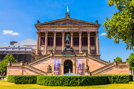 Alte Nationalgalerie in Berlin, Germany, Europe Stock Photo - Premium Royalty-Free, Code: 6119-09253043