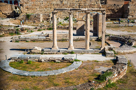 simsearch:400-04476617,k - Ancient Roman Agora, Athens, Attica Region, Greece, Europe Stock Photo - Premium Royalty-Free, Code: 6119-09202897