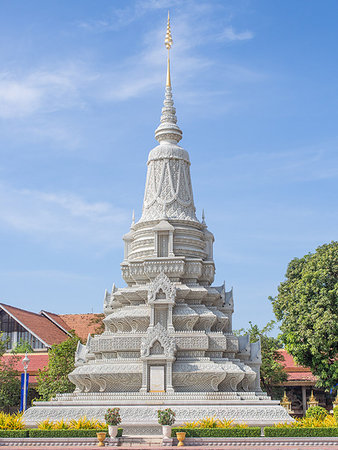 simsearch:841-07523329,k - Tomb of a Cambodian king, Phnom Penh, Cambodia, Indochina, Southeast Asia, Asia Foto de stock - Sin royalties Premium, Código: 6119-09203142