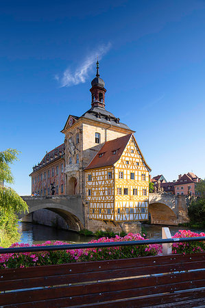 simsearch:400-06138816,k - Altes Rathaus (Old Town Hall), Bamberg, UNESCO World Heritage Site, Bavaria, Germany, Europe Photographie de stock - Premium Libres de Droits, Code: 6119-09228985