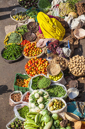 pushkar market - Market, Pushkar, Rajasthan, India, Asia Stock Photo - Premium Royalty-Free, Code: 6119-09238396