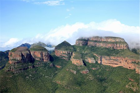 rock formation mpumalanga - Blyde river canyon, south africa Stock Photo - Premium Royalty-Free, Code: 6122-07694883