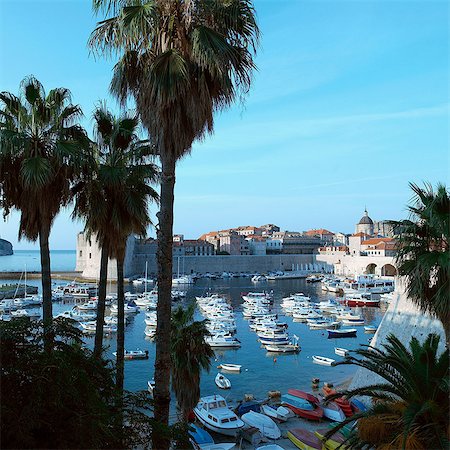 simsearch:614-06002173,k - Boat marina, Dubrovnik, Croatia Stock Photo - Premium Royalty-Free, Code: 6122-07698005