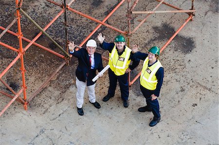 shipyard - Workers waving from dry dock Stock Photo - Premium Royalty-Free, Code: 6122-07705064