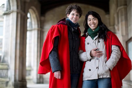 simsearch:649-06041393,k - University students in traditional capes Stock Photo - Premium Royalty-Free, Code: 6122-07706482