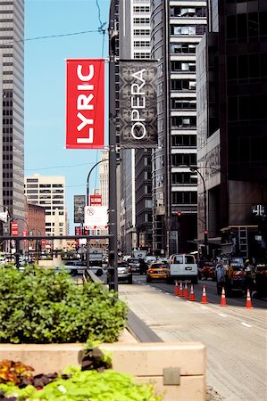 Traffic on the street, Wacker Drive, Chicago, Illinois, USA Stock Photo - Premium Royalty-Free, Code: 625-00804365