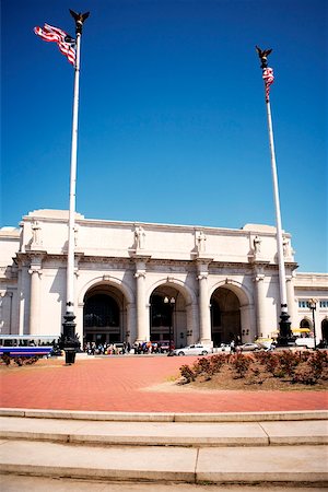 simsearch:625-01750061,k - Facade of the Union Station, Washington DC, USA Stock Photo - Premium Royalty-Free, Code: 625-00805907