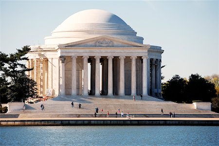 simsearch:625-00805879,k - Facade of Jefferson Memorial across the Tidal Basin, Washington DC, USA Stock Photo - Premium Royalty-Free, Code: 625-00806599