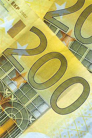 simsearch:625-00801281,k - Close-up of two hundred Euro banknotes Stock Photo - Premium Royalty-Free, Code: 625-00801017