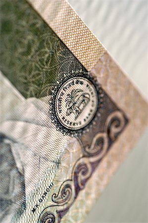 simsearch:625-00801281,k - Country seal on bank note, extreme close-up Stock Photo - Premium Royalty-Free, Code: 625-00801247