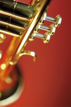 Close-up of a trumpet Stock Photo - Premium Royalty-Free, Code: 625-00802860