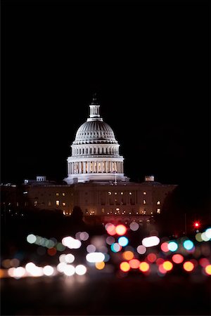 simsearch:625-00840445,k - Building lit up at night, Capitol Building, Washington DC, USA Stock Photo - Premium Royalty-Free, Code: 625-00839724