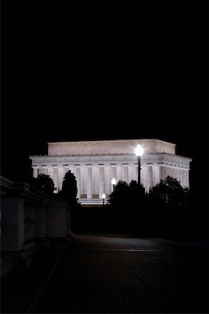 simsearch:625-00805879,k - Building lit up at night, Lincoln Memorial, Washington DC, USA Stock Photo - Premium Royalty-Free, Code: 625-00839738
