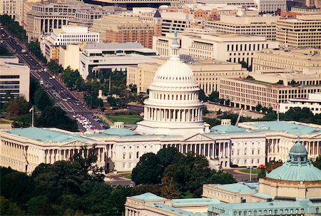 simsearch:625-00840445,k - Aerial view of a government building, Capitol Building, Washington DC, USA Stock Photo - Premium Royalty-Free, Code: 625-00840446