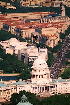 simsearch:625-00840464,k - Aerial view of a government building, Capitol building, Washington DC, USA Stock Photo - Premium Royalty-Free, Code: 625-00840465