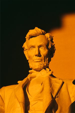 simsearch:841-07457532,k - Close-up of an Abraham Lincoln statue, Lincoln Memorial, Washington DC, USA Stock Photo - Premium Royalty-Free, Code: 625-00840469
