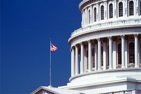 simsearch:625-00840445,k - American flag in front of a government building, Capitol Building, Washington DC, USA Stock Photo - Premium Royalty-Free, Code: 625-00840493
