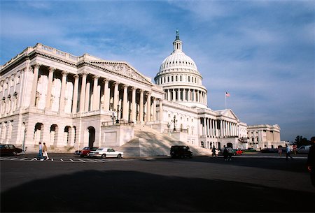 simsearch:625-00840464,k - Low angle view of a government building, Capitol Building, Washington DC, USA Stock Photo - Premium Royalty-Free, Code: 625-00840500