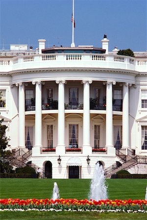 simsearch:625-00840464,k - Facade of a government building, White House, Washington DC, USA Stock Photo - Premium Royalty-Free, Code: 625-00840591