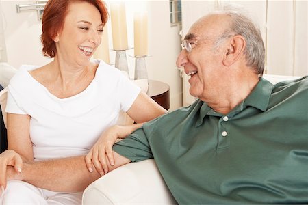 simsearch:625-01092421,k - Close-up of a senior couple looking at each other Stock Photo - Premium Royalty-Free, Code: 625-00899837